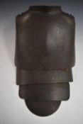 German WW1 trench armour (Sappenpanzer) set comprising large breast plate and three smaller