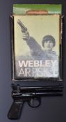 Webley Junior Mk.II .177 air pistol with named and chequered grips, serial number 863, in original