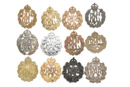 A collection of twelve Royal Flying Corps, RAF and Commonwealth Air Force badges