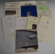 Twelve Holland & Holland catalogues and leaflets comprising The Last .600 Bore Double Rifle, The