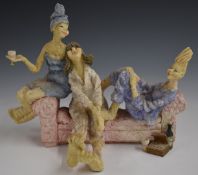 Grant Palmer Views of Life figure Girl's Night In, H22cm