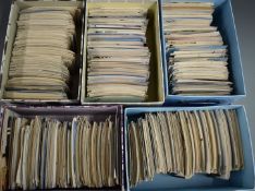 Five boxes of shipping and naval interest postcards and photographs, mostly second half of the 20thC