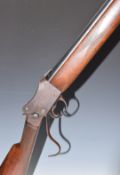 W W Greener Greener's GP Gun Martini action 12 bore single barrelled shotgun with chequered grip and