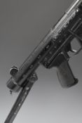 Deactivated Spanish Star Z70 sub machine gun with folding stock, extended magazine and pistol