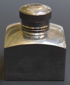 Holland & Holland of London gun oil bottle with impressed name to the screw top lid, 44x44x50mm.