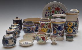 Carter Stabler Adams and Poole Pottery ceramics including pieces by Nellie Bishton, Myrtle Bond,
