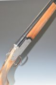 Rizzini 12 bore over and under ejector shotgun with engraved sidelock plates, trigger guard,