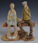 Grant Palmer Views of Life figure We've Come a Long Way, H23cm
