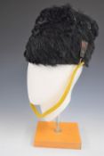 British Army Royal Gloucestershire Hussars fur busby. Consigned for sale by the Trustees of the