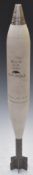 British inert 81mm L54A1 illumination mortar shell