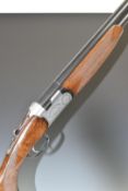 Beretta S56E 12 bore over under ejector shotgun with named and engraved locks, engraved underside,