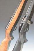 Beretta .22 semi-automatic rifle with chequered semi-pistol grip and 20.5 inch barrel, overall