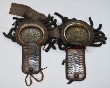British Army VI Dragoon Guards 'Carabineer's' pair of epaulettes. Consigned for sale by the Trustees