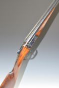 AYA No.3 .410 side by side shotgun with named and engraved locks, border engraved underside and