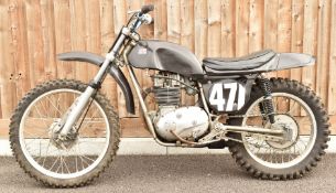 Rickman petite motocross motorbike, with BSA B25 250cc engine, ex Alex King 10%+VAT buyer's