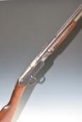BSA .22 pump-action rifle with adjustable sights and 21.5 inch barrel, overall length 100cm,