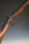 Enfield two band percussion hammer action Cavalry carbine rifle with lock stamped '1857 Tower' and