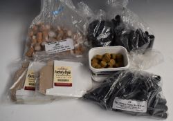 A collection of 8 bore shotgun re-loading kit including wads, cases, cartridge boxes etc.