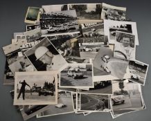 Motor car racing and other photographs, mostly 1940's-60's, many marked J.H.Carlton and annotated