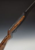 Webley Mark 3 .22 under-lever air rifle with semi-pistol grip, reeded forend and adjustable