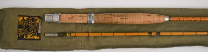 Hardy split cane two-piece fly fishing rod 'The Palakona'