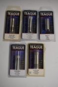 Five Teague, Beretta and Invector Plus shotgun chokes, all new in original packaging.