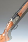 Bettinsoli 12 bore over and under ejector shotgun with engraved scenes of birds to the lock and