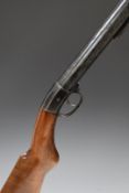BSA Lincoln Jeffries style .177 air rifle with semi-pistol grip and adjustable trigger and sights,
