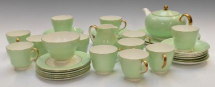 Approximately thirty nine pieces of Wedgwood tea ware in pattern number W4145