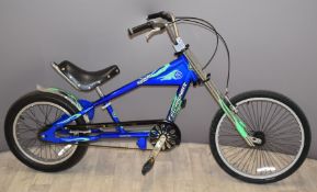 Californian Low Rider bicycle by Concept Cycle Designs, with single speed gear