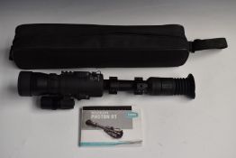 Yukon Photon RT 6x50S night vision rifle scope with carry case and original instructions.
