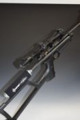 Crossman AS2250 Co2 air rifle with custom model 1399 skeleton stock and Center Point 4x32 scope,