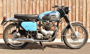 1960 AJS Model 31 CSR 650cc twin motorbike, non transferable registration number XER 430, with