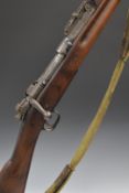 Deactivated Springfield Model 1903 .30/06 bolt-action rifle with adjustable sights, storage
