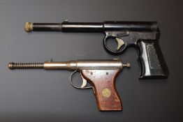 Two vintage air pistols The Dolla Mark II and Umarex T J Harrington .177 'The Gat', both with NVSN.