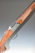 Lincoln N3 12 bore over and under ejector shotgun with engraved locks, trigger guard, underside,