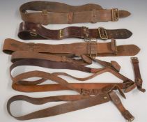 Three British Army Royal Gloucestershire Hussars 'Sam Brown' belts / shoulder belts. Consigned for