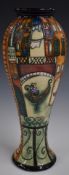 Moorcroft signed Mandy Wood limited edition 3/4 vase decorated in the Venetian Gondolas pattern, H