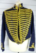British Army Royal Gloucestershire Hussars other ranks full dress jacket of blue cloth, with