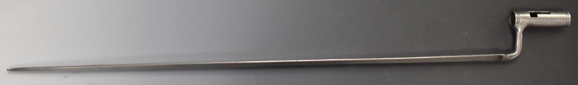 Long socket bayonet with 70cm blade. PLEASE NOTE ALL BLADED ITEMS ARE SUBJECT TO OVER 18 CHECK ON