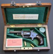 Hopkins & Allen design Ranger No.2 .32 five-shot single-action revolver with sheath trigger, top
