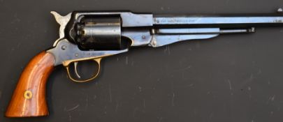 Euroarms New Model Army .44 six-shot single action revolver with brass trigger guard, shaped