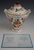 Coalport limited edition 126/250 'Royal Vase' to commemorate the wedding of Prince Charles to Lady
