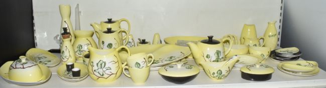 Approximately thirty nine pieces of Carltonware Australian design tea and tableware decorated in the