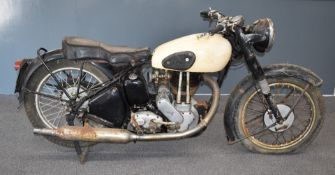 1952 Norton Model 18 500cc OHV barn or garage find plunger motorbike, transferable Oxfordshire