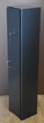 Metal gun cabinet or safe 124x26x23cm