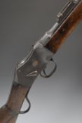 Deactivated Martini Enfield .303 underlever carbine rifle with adjustable pop-up ladder sights,
