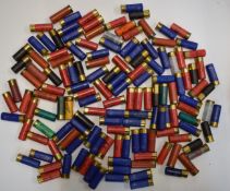 One-hundred 12 bore shotgun cartridges including William Evans, Eley Grand Prix, Hull Cartridge etc.
