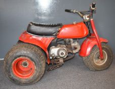 Honda ATC three wheeled trike ex Alex King 10%+VAT buyer's premium on this lot