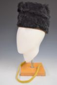 British Army Royal Gloucestershire Hussars fur busby. Consigned for sale by the Trustees of the